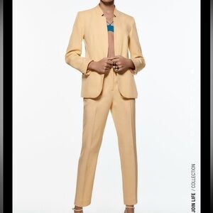 Zara Basic Inverted Lapel Blazer